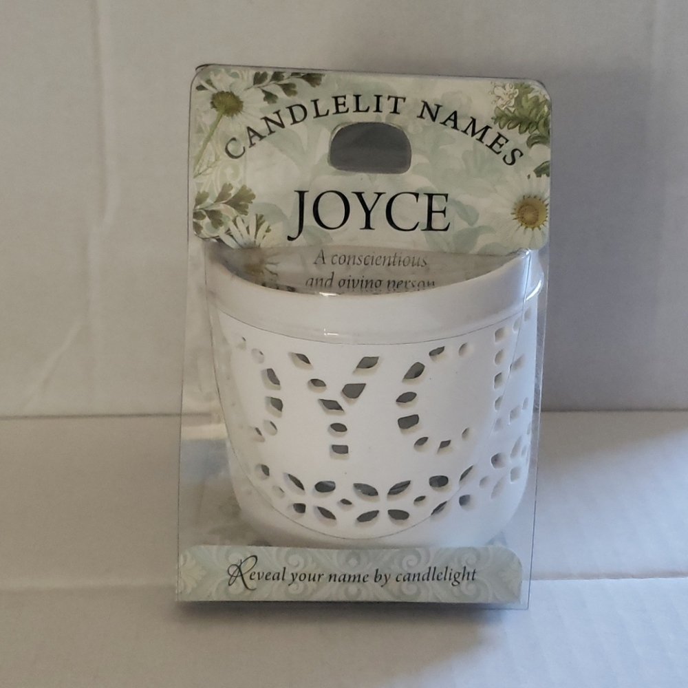 Candlelit Name Votive